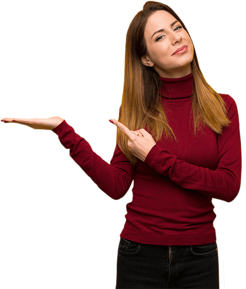 Femme dans site web pour Artistes